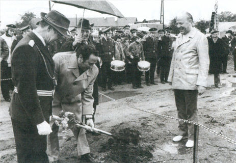 Bild vom Spartenstich im Regen